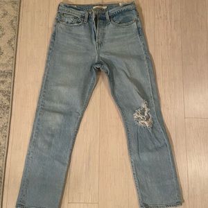 Levi’s wedgie high rise jeans